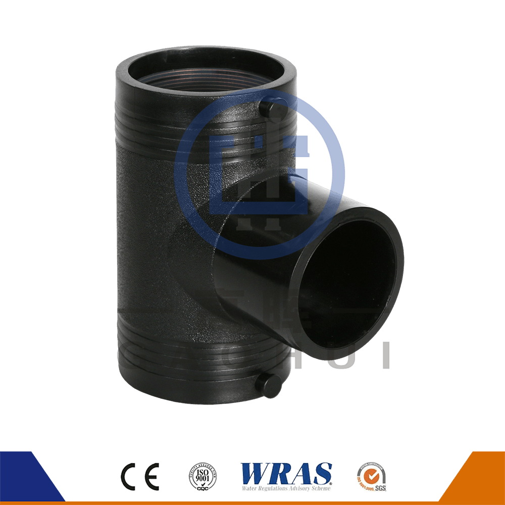HDPE Moulded Electro Fusion Equal Tee for Water Supply