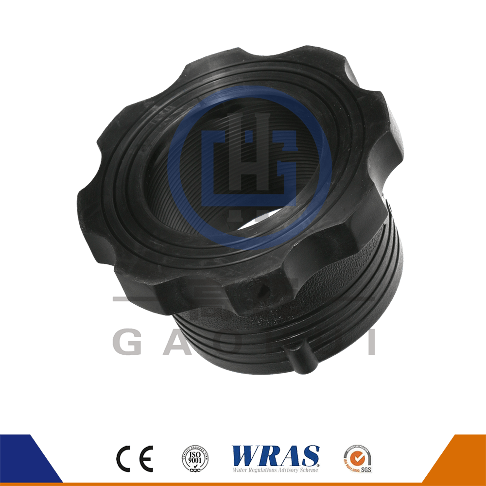 HDPE Moulded Electro Fusion Stub Flange Stub End Flange Adaptor For Water Supply