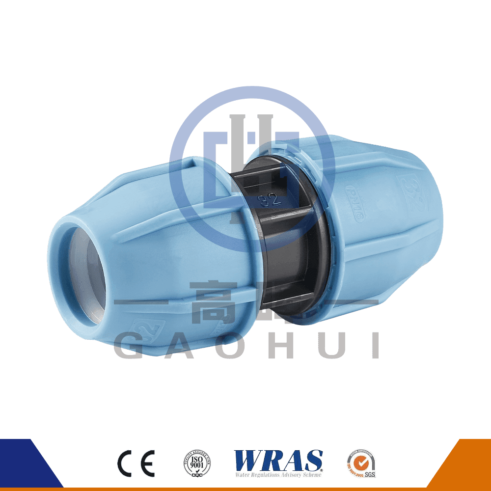 Round Head PP Equal coupler P-015