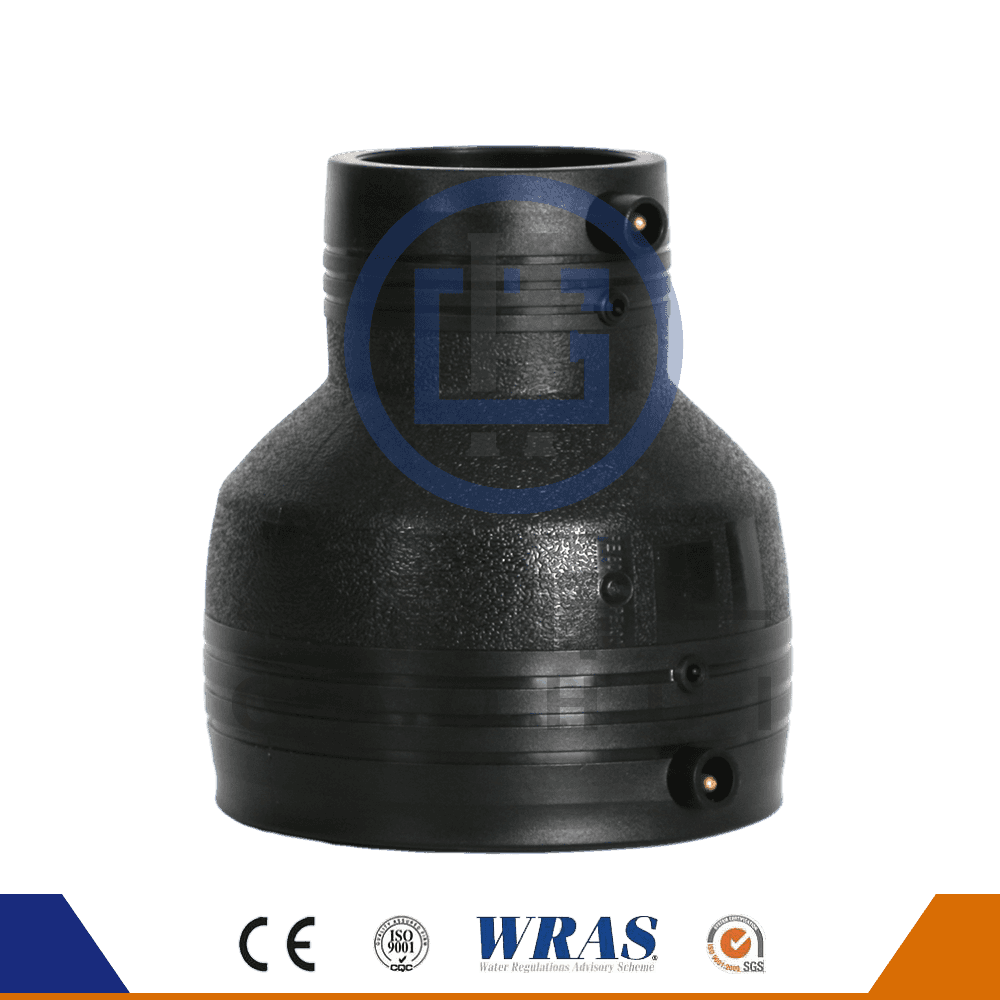 HDPE Moulded Electro Fusion Reducing Coupler Reducer Coulping For Water Supply
