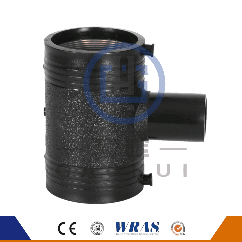 HDPE Moulded Electro Fusion Reducing Tee Tee Reducer For Water Supply