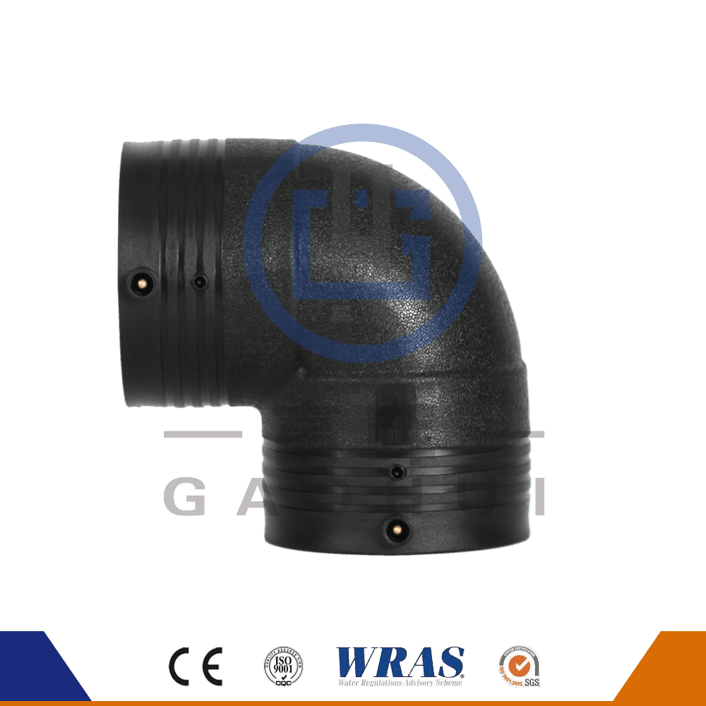 HDPE Moulded Electro Fusion 90 Degree Elbow Bend For Water Supply