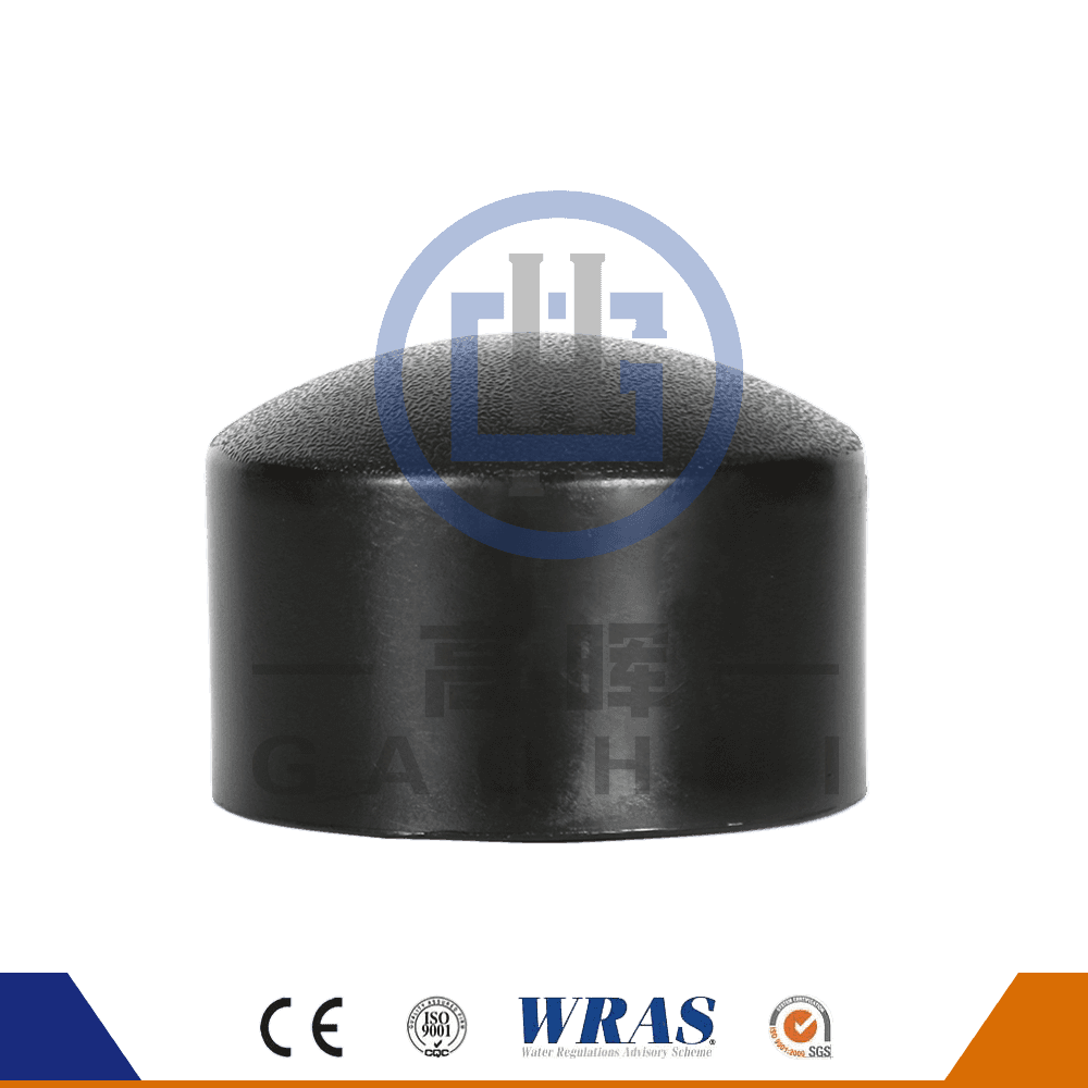 HDPE Moulded Butt Fusion End Cap For Water Supply Sewage Transfer Draining